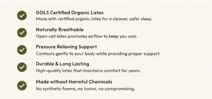 Organic Latex Mattress Three Happy Coconuts